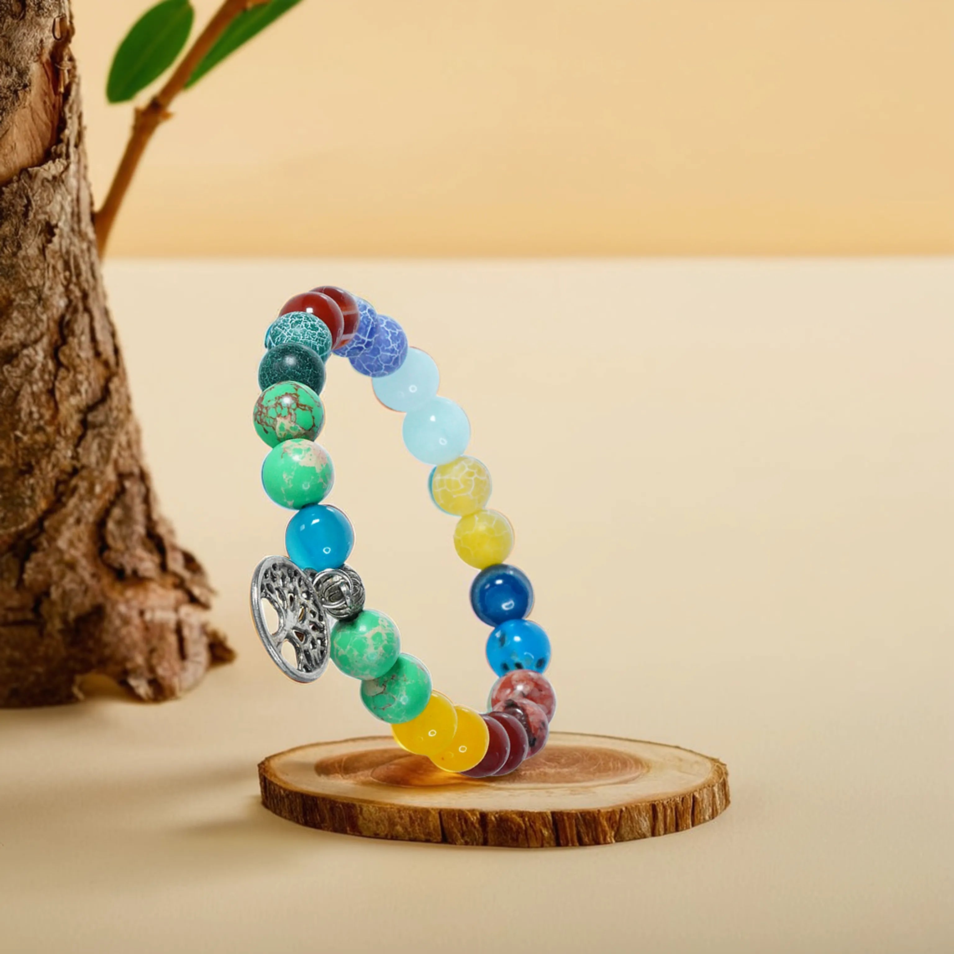 7 Chakra Life Tree Bracelet