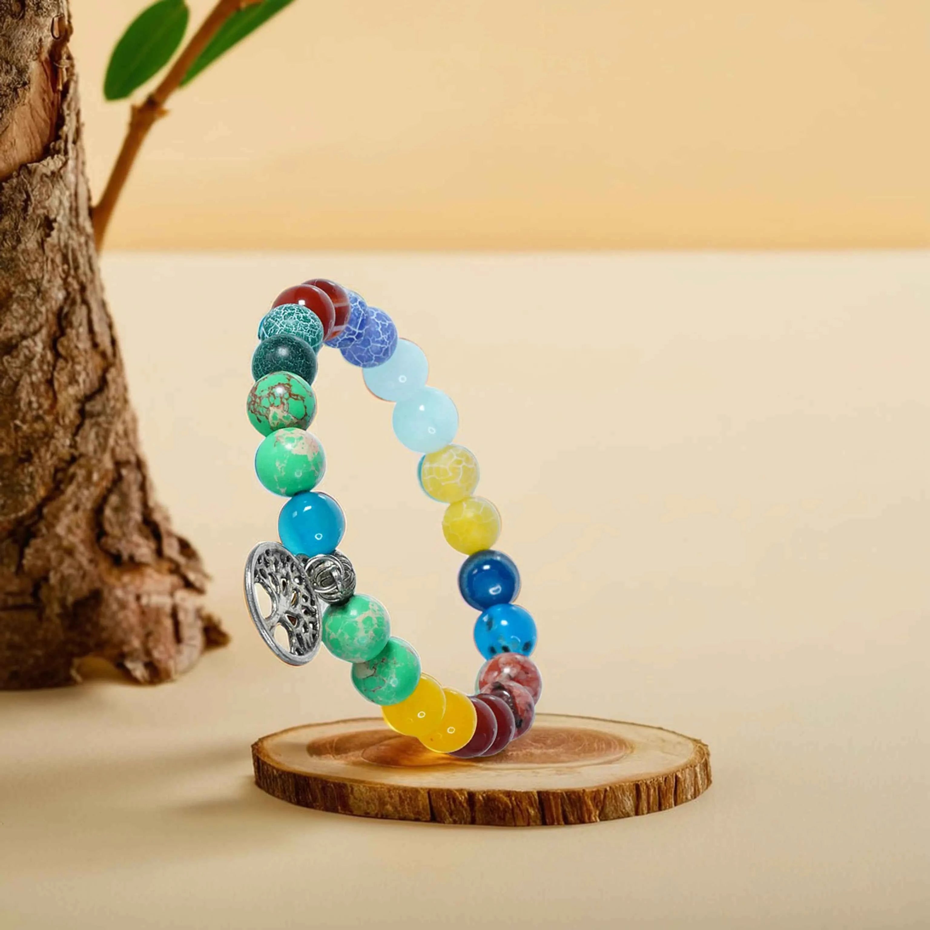 7 Chakra Life Tree Bracelet