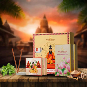 Combo Pack of Dhoop Sticks, Dhoop Cones & Havan Cups
