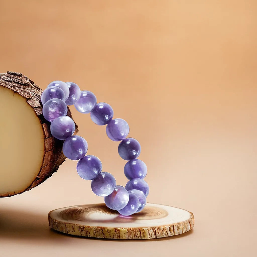 Bracelet for Peaceful Mind –Star Purple Lepidolite