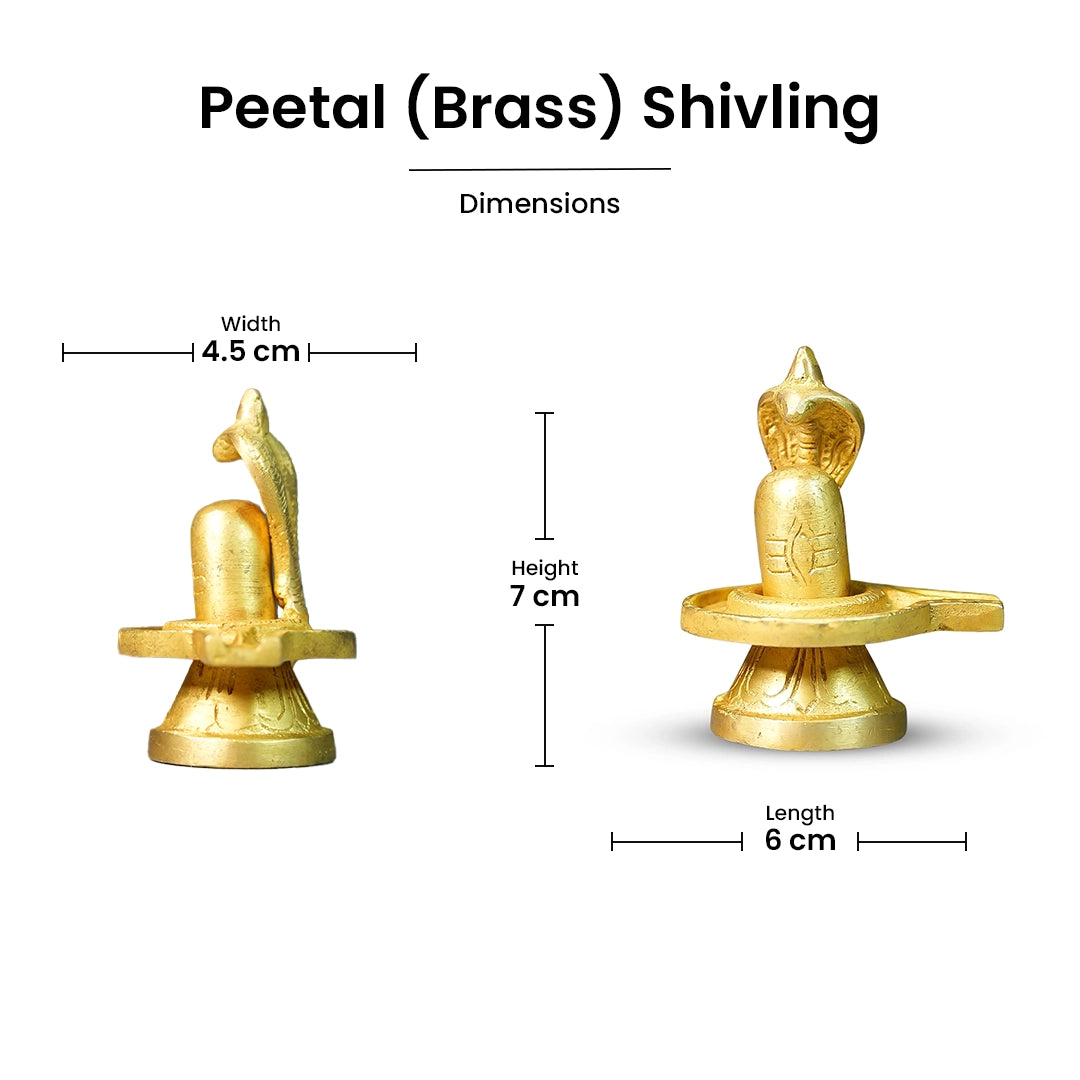 Original Peetal (Brass) shivling