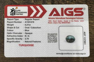 Firoza-Turquoise-6.27 Carats