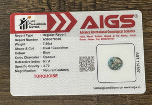 Firoza-Turquoise-7.66 Carats