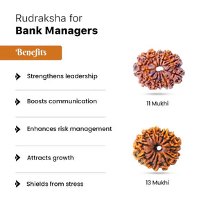 Rudraksha for Bank Managers