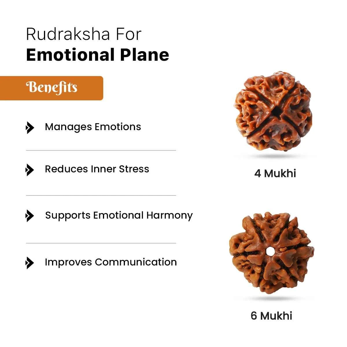 Rudraksha for Emotional / Heart Plane