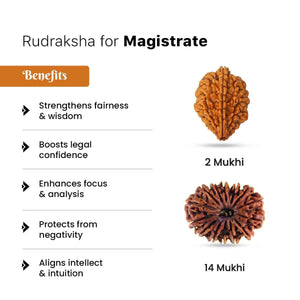 Rudraksha for Magistrate