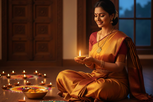 नरक चतुर्दशी (छोटी दिवाली) – भीतर का प्रकाश जगाने का दिन