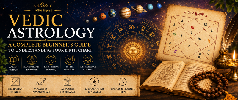 Vedic Astrology: A Complete Beginner's Guide to Understanding Your Birth Chart