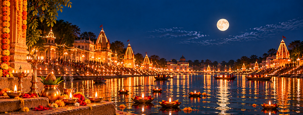 Kartik Purnima & Dev Deepawali 2026: Snan-Daan Muhurat, Deepdaan Vidhi & Vaikuntha Chaturdashi
