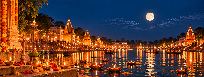 Kartik Purnima & Dev Deepawali 2026: Snan-Daan Muhurat, Deepdaan Vidhi & Vaikuntha Chaturdashi