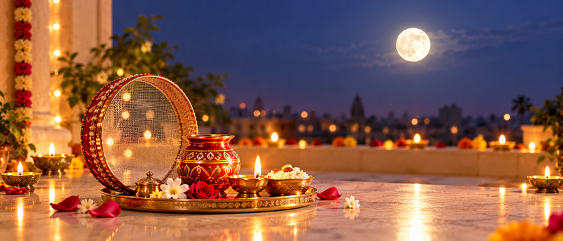 Karwa Chauth 2026: Moonrise Time in Your City, Sargi, Puja Vidhi & Katha