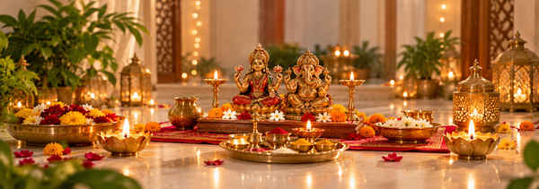 Diwali Lakshmi Puja Vidhi at Home 2026: Muhurat, Steps & Lakshmi Ganesh Idol Direction