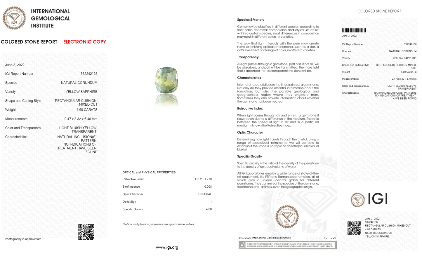 
                    
                      NATURAL PITAMBARI 4.60  CARATS - Media 6
                    
                  