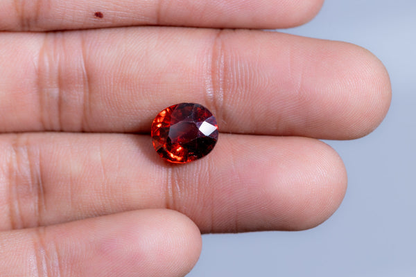 NATURAL HESSONITE (GOMED) 6.17 CARATS - Media 4