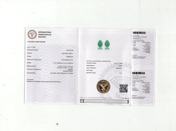 Zambian Emerald (Panna) 24.20 Carat - Media 7