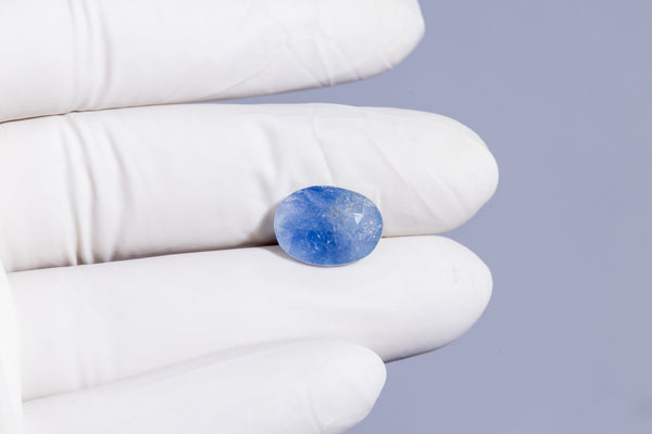 KASHMIR BLUE SAPPHIRE (NEELAM) 7.90 CARATS - Media 4