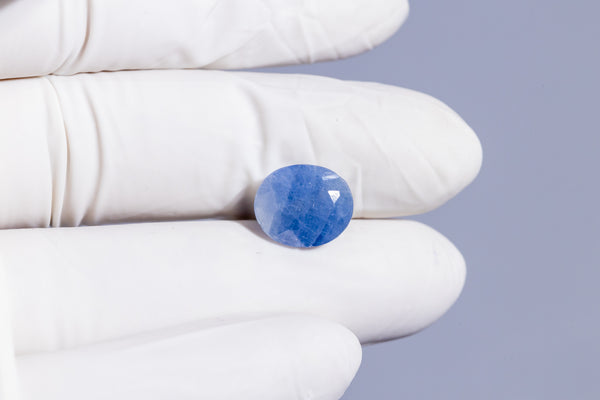 Natural Blue Sapphire (Neelam) 10.38 Carats - Media 3