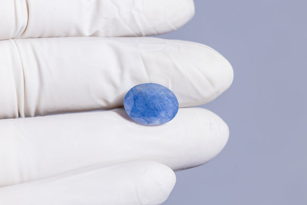 Natural Blue Sapphire (Neelam) 10.32 Carats - Media 4