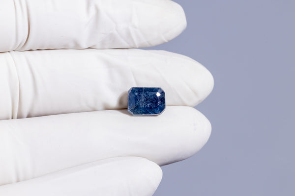 Natural Blue Sapphire (Neelam) 6.20 Carats - Media 4