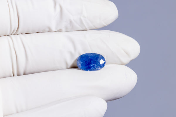 Kashmir Blue Sapphire (Neelam) 4.98 Carats - Media 4
