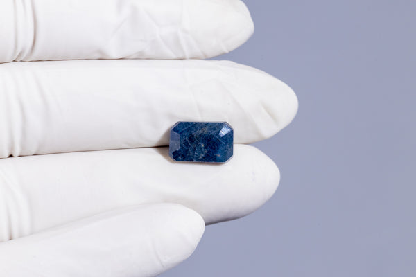 Natural Blue Sapphire (Neelam) 7.69 Carats - Media 4