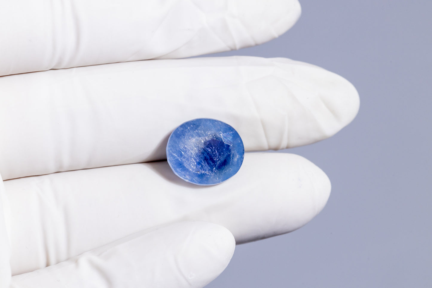 
                    
                      Kashmir Blue Sapphire (Neelam) 13.17 Carats - Media 4
                    
                  