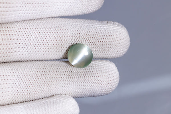 NATURAL CAT'S EYE (Lehsuniya) 6.73 Carats - Media 4