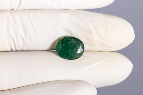 Minor Oil Natural Zambian Emerald (Panna) 5.43 Carats - Media 4