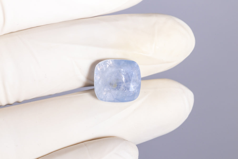 
                    
                      Natural Blue Sapphire (Neelam) 12.26 Carats - Media 4
                    
                  