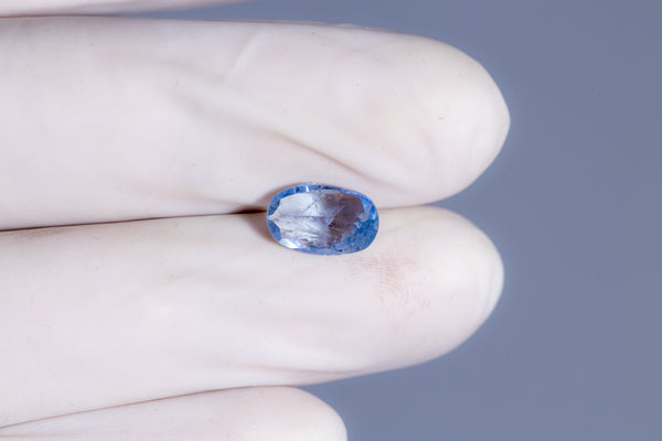 Natural Blue Sapphire (Neelam) 2.75 Carats - Media 4