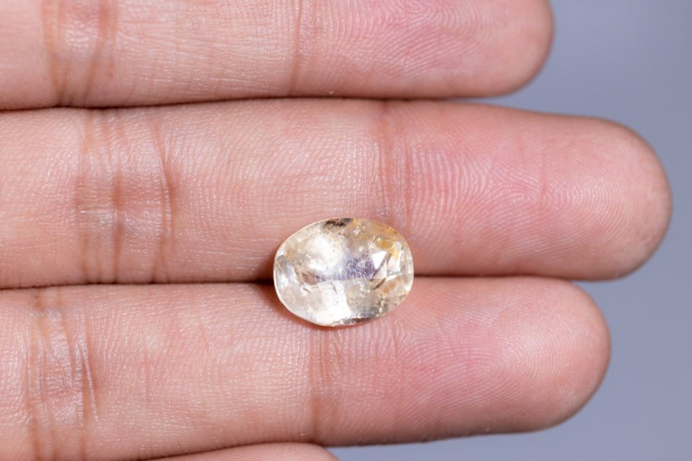 
                    
                      Natural Yellow Sapphire (Pukhraj) 7.37 Carats - Media 4
                    
                  