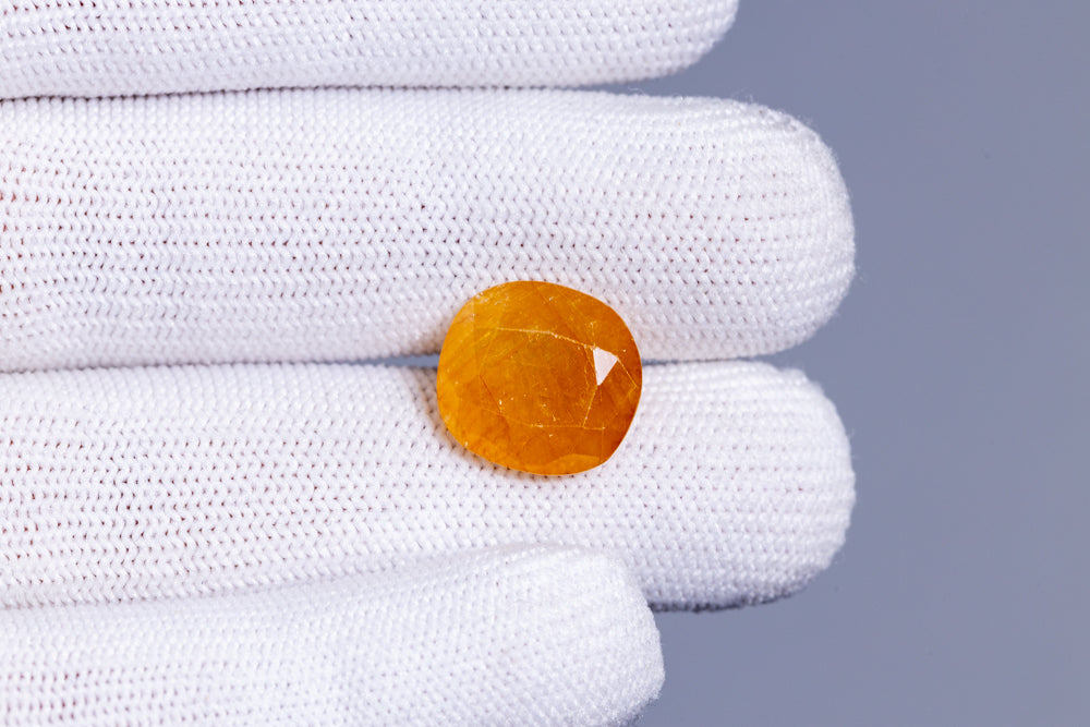 
                    
                      Natural Yellow Sapphire (Pukhraj) 12.04 Carats - Media 4
                    
                  