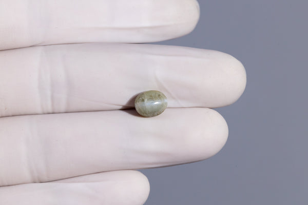 NATURAL CAT'S EYE (Lehsuniya) 3.92 Carats - Media 2