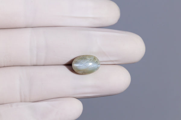 NATURAL CAT'S EYE (Lehsuniya) 11.44 Carats - Media 4