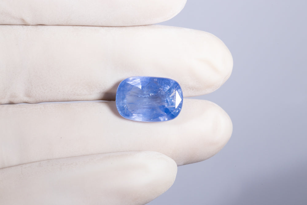
                    
                      Natural Blue Sapphire (Neelam) 11.17 Carats - Media 4
                    
                  