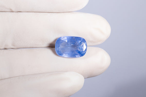Natural Blue Sapphire (Neelam) 11.17 Carats - Media 4