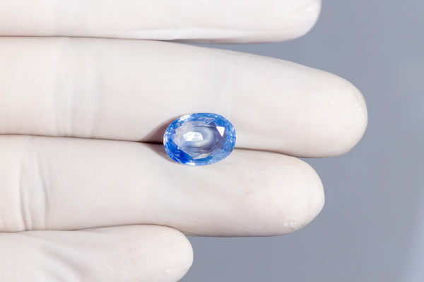 Kashmir Blue Sapphire (Neelam) 6.78 Carats - Media 4