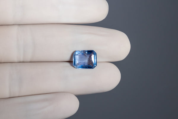 Natural Blue Sapphire (Neelam) 5.55 Carats - Media 4