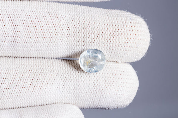 Natural Blue Sapphire (Neelam) 4.60 Carats - Media 4