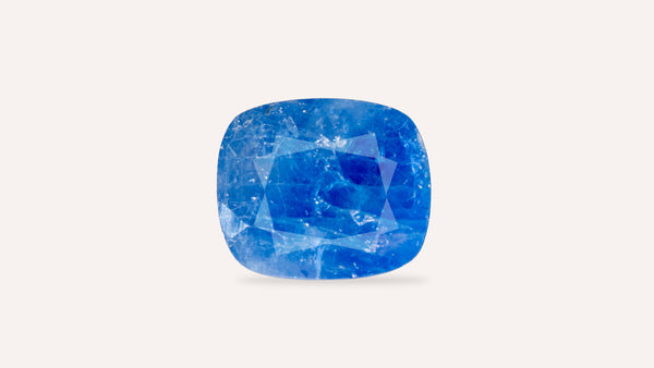 Natural Blue Sapphire (Neelam) 7.63 Carats - Media 4