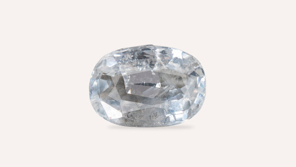 NATURAL WHITE SAPPHIRE 4.02 CARATS - Media 4