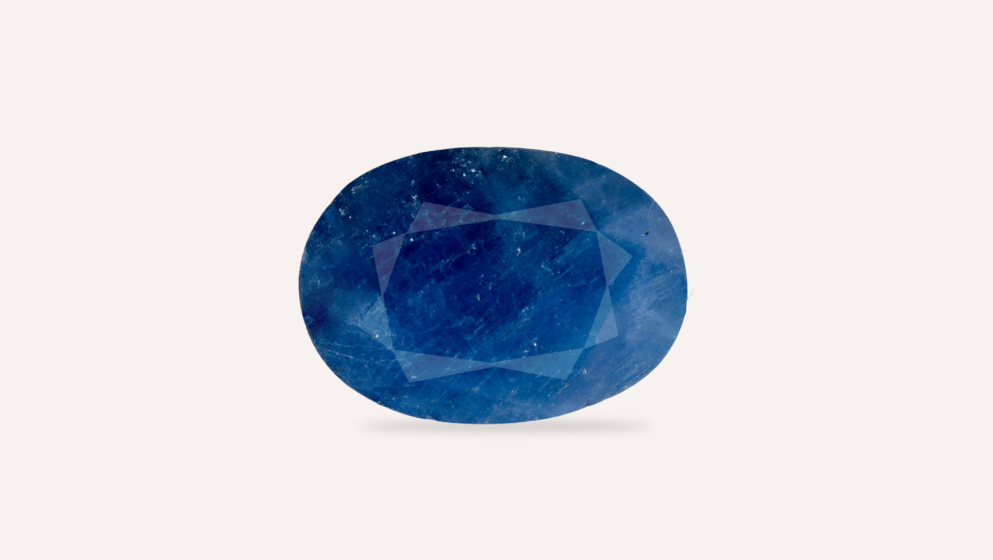 
                    
                      Natural Blue Sapphire (Neelam) 7.20 Carats - Media 4
                    
                  