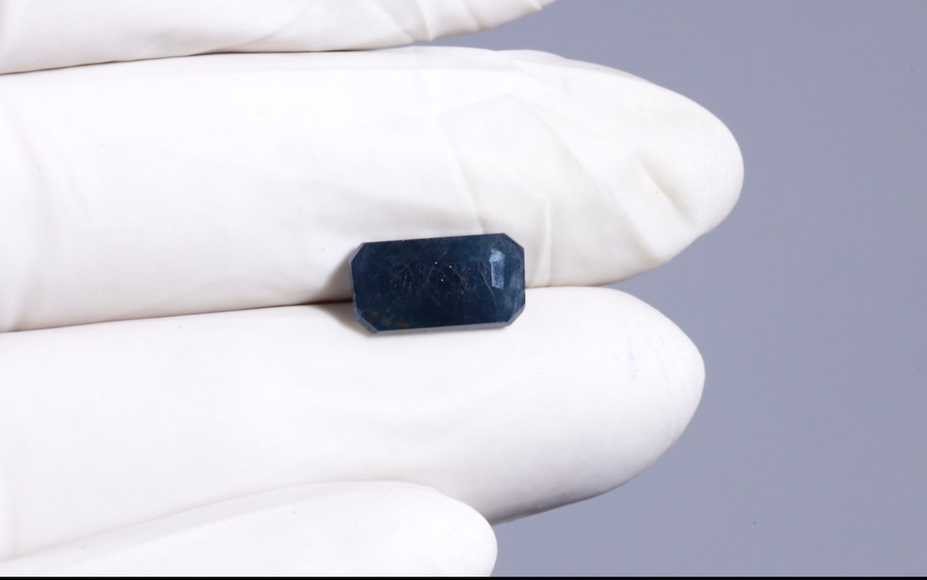 
                    
                      Natural Blue Sapphire (Neelam) 4.89 Carats - Media 4
                    
                  