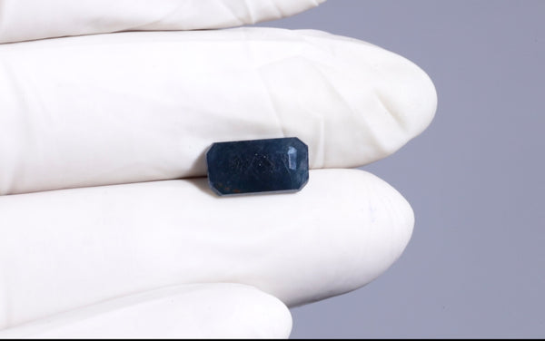 Natural Blue Sapphire (Neelam) 4.89 Carats - Media 4