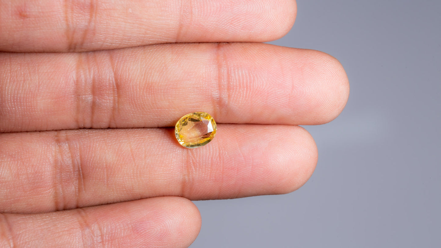 
                    
                      Natural Yellow Sapphire (Pukhraj) 2.51 Carats - Media 4
                    
                  