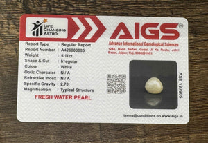 Fresh Water Pearl-5.11 Carats