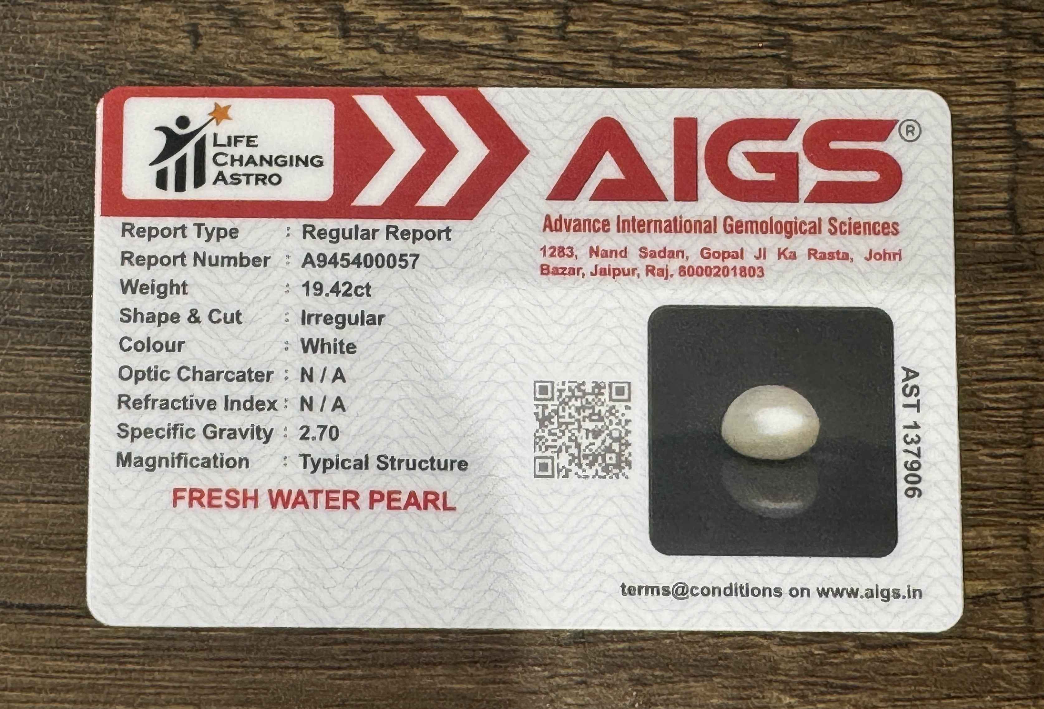 Fresh Water Pearl-19.42 Carats