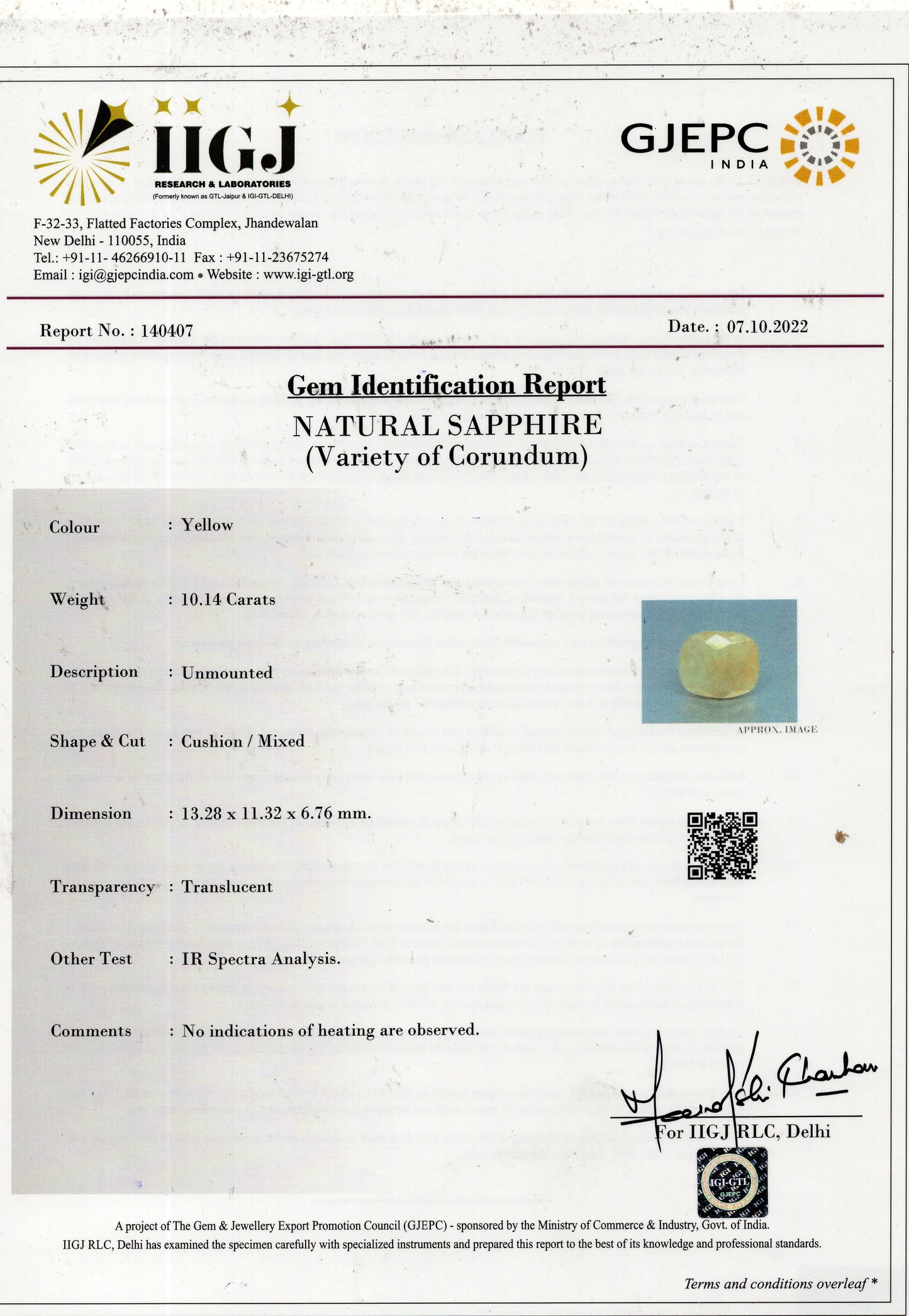 
                    
                      Natural Yellow Sapphire (Pukhraj) 10.14 Carats - Media 6
                    
                  
