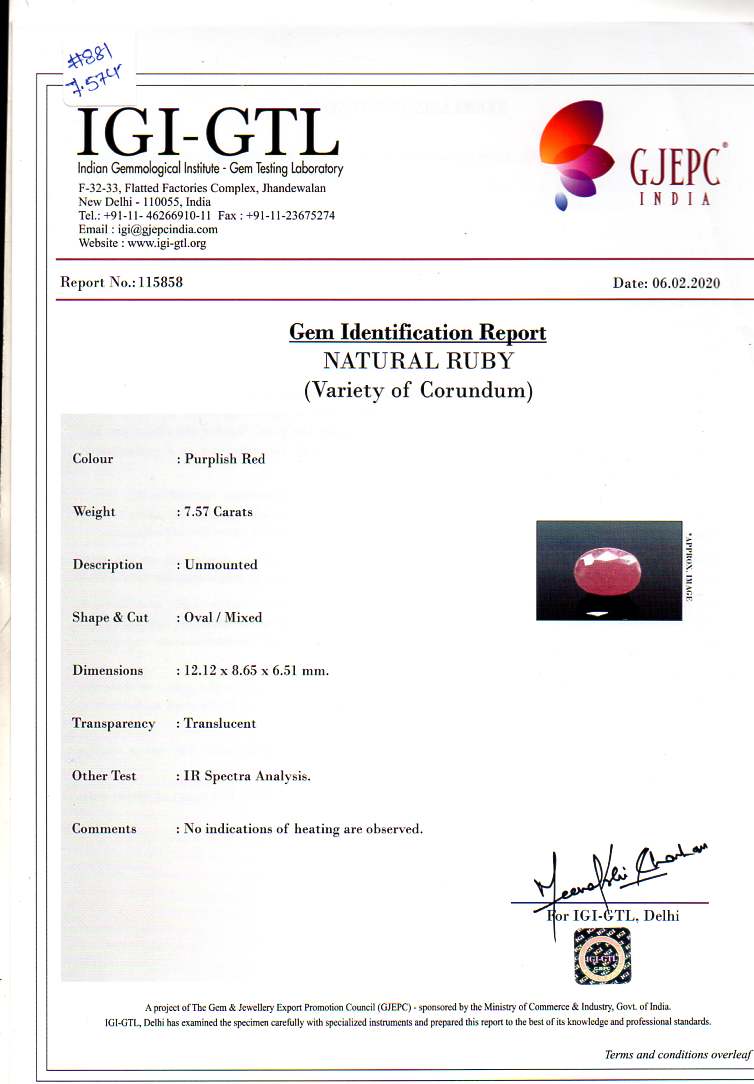 
                    
                      Natural Ruby (Manik) 7.57 Carats - Media 5
                    
                  