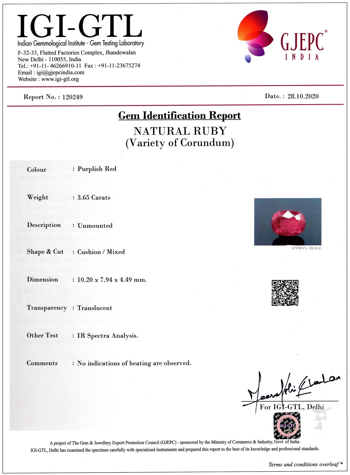 
                    
                      Natural Ruby (Manik) 3.65 Carats - Media 6
                    
                  